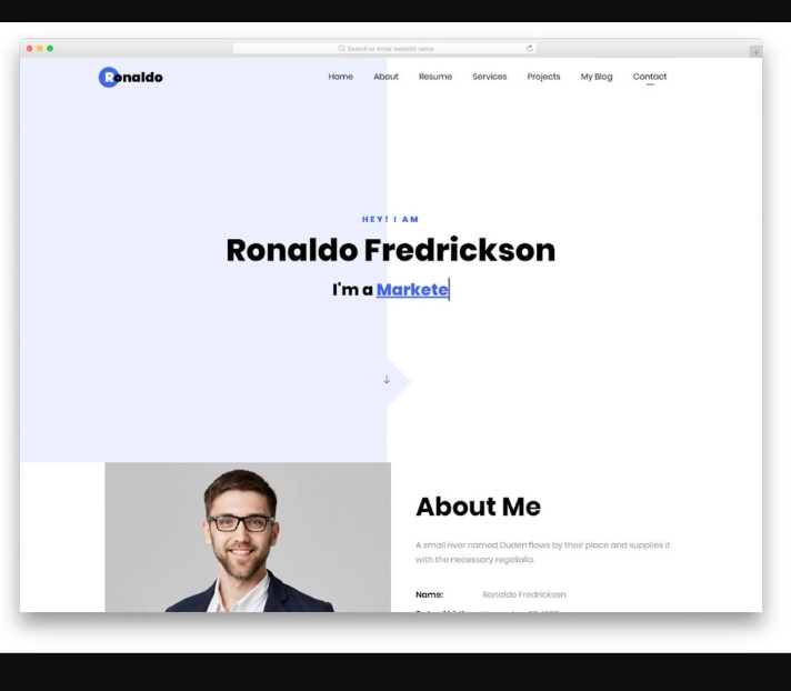 Personal Portfolio Template
